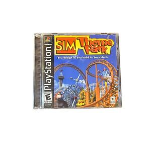 Theme Park (Sony PlayStation 1, PS1) Complete in Box (CIB) w/ Inserts